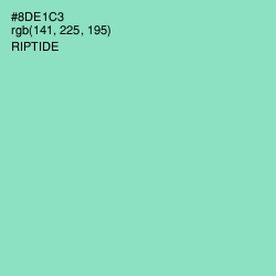 #8DE1C3 - Riptide Color Image