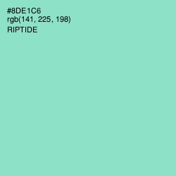 #8DE1C6 - Riptide Color Image