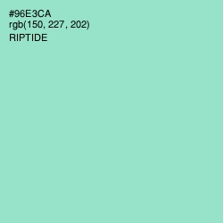 #96E3CA - Riptide Color Image