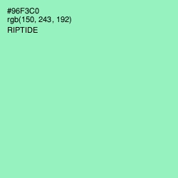 #96F3C0 - Riptide Color Image
