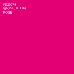 #E20074 - Rose Color Image