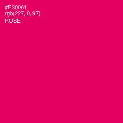 #E30061 - Rose Color Image