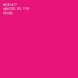 #E81477 - Rose Color Image
