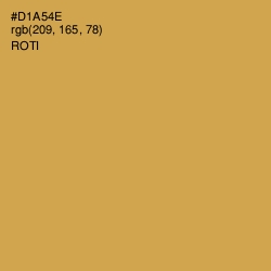 #D1A54E - Roti Color Image