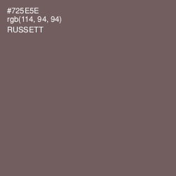 #725E5E - Russett Color Image