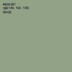#92A287 - Sage Color Image