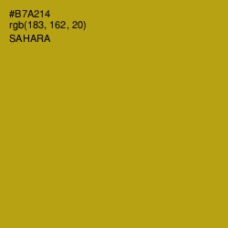 #B7A214 - Sahara Color Image
