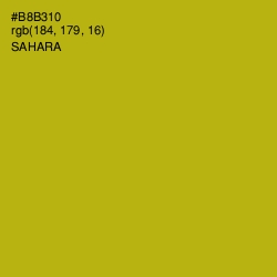 #B8B310 - Sahara Color Image