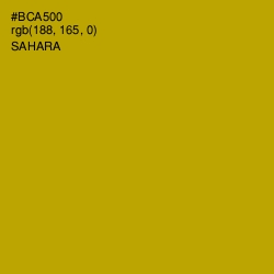 #BCA500 - Sahara Color Image