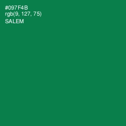 #097F4B - Salem Color Image