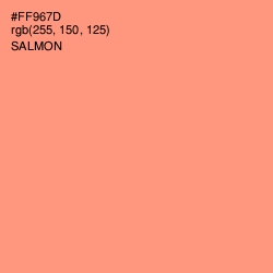 #FF967D - Salmon Color Image