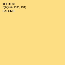 #FEDE83 - Salomie Color Image