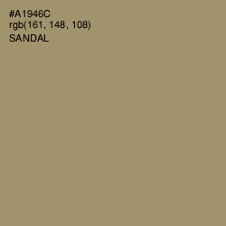 #A1946C - Sandal Color Image