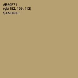 #B69F71 - Sandrift Color Image