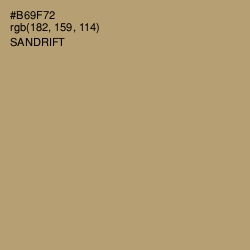 #B69F72 - Sandrift Color Image