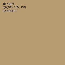 #B79B71 - Sandrift Color Image