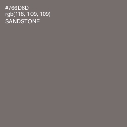 #766D6D - Sandstone Color Image