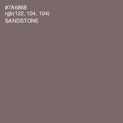 #7A6868 - Sandstone Color Image