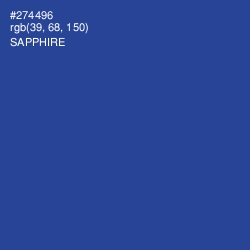 #274496 - Sapphire Color Image