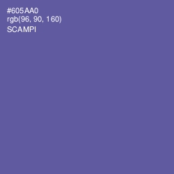 #605AA0 - Scampi Color Image