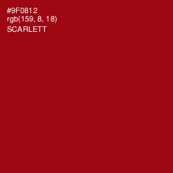 #9F0812 - Scarlett Color Image