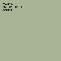 #A9B497 - Schist Color Image