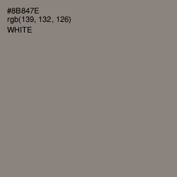 #8B847E - Schooner Color Image