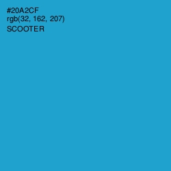 #20A2CF - Scooter Color Image