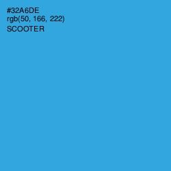 #32A6DE - Scooter Color Image