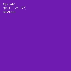 #6F1AB1 - Seance Color Image