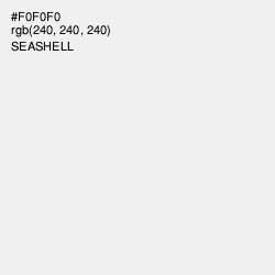 #F0F0F0 - Seashell Color Image