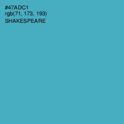 #47ADC1 - Shakespeare Color Image
