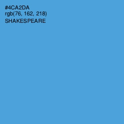 #4CA2DA - Shakespeare Color Image
