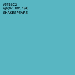 #57B6C2 - Shakespeare Color Image