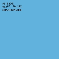 #61B3DE - Shakespeare Color Image