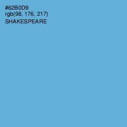 #62B0D9 - Shakespeare Color Image