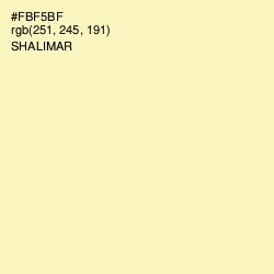 #FBF5BF - Shalimar Color Image