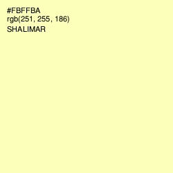 #FBFFBA - Shalimar Color Image