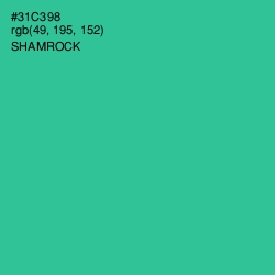 #31C398 - Shamrock Color Image