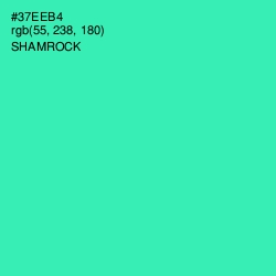 #37EEB4 - Shamrock Color Image