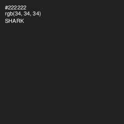 #222222 - Shark Color Image