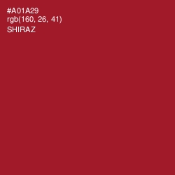 #A01A29 - Shiraz Color Image