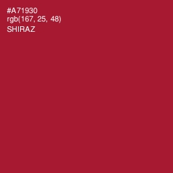 #A71930 - Shiraz Color Image