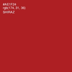 #AE1F24 - Shiraz Color Image