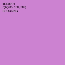 #CD82D1 - Shocking Color Image