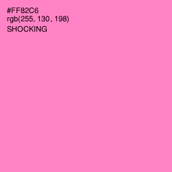 #FF82C6 - Shocking Color Image