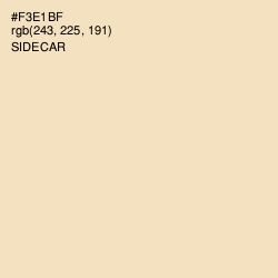 #F3E1BF - Sidecar Color Image