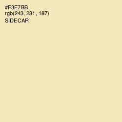 #F3E7BB - Sidecar Color Image