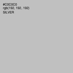 #C0C0C0 - Silver Color Image