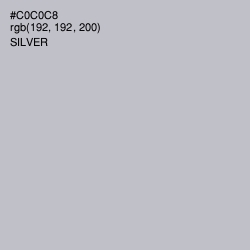 #C0C0C8 - Silver Color Image